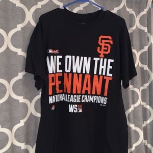 San Francisco Giants national league champions shirt from the 2014 MLB playoffs.